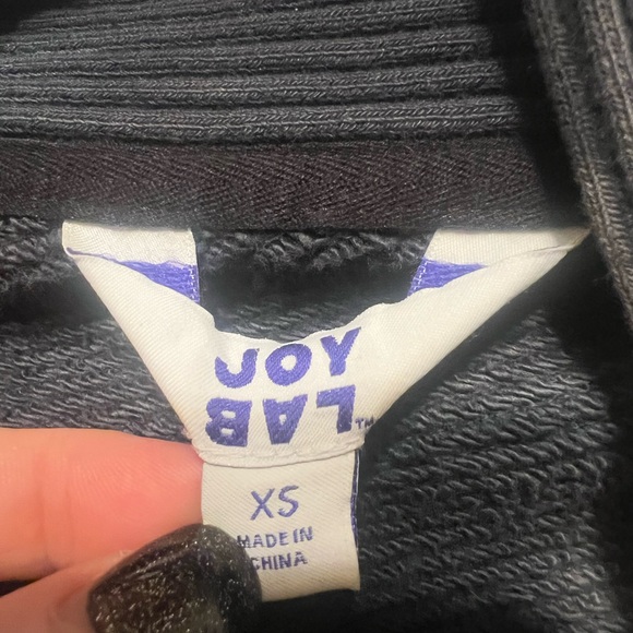 JoyLab Women’s Tie-Dye Black and White Open Cardigan Size XS - Picture 6 of 7